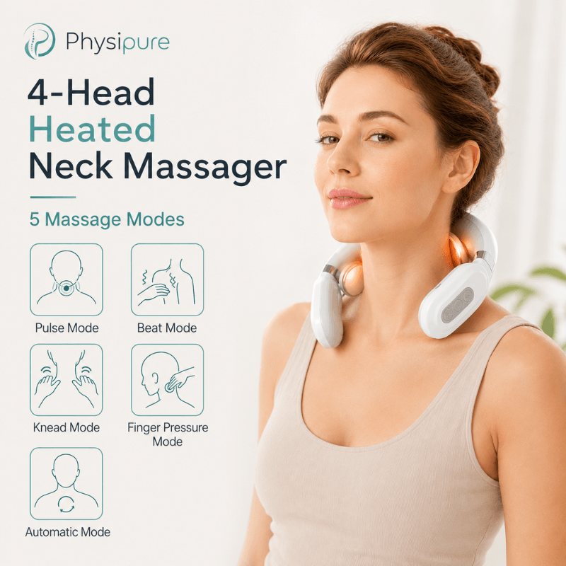 PhysiPure™ Premium Heat Neck Massager